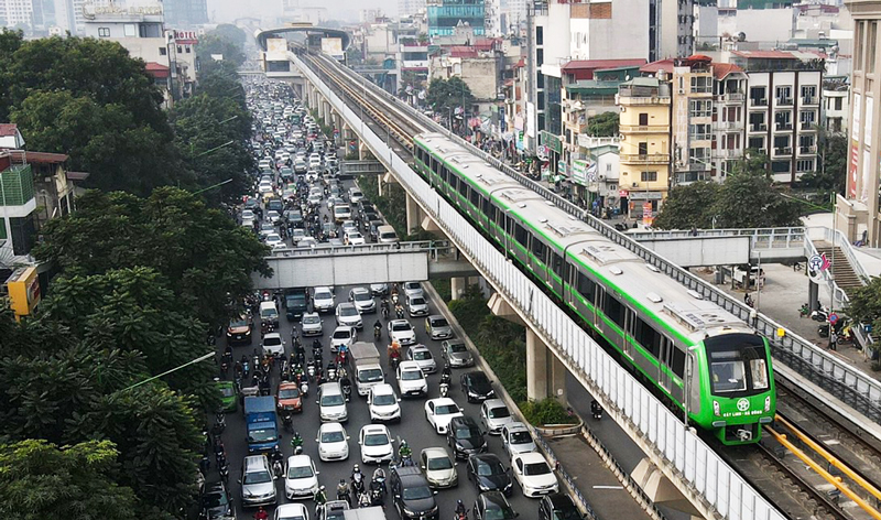 Đường sắt Cát Linh-Hà Đông đã vận chuyển gần 14 triệu lượt khách